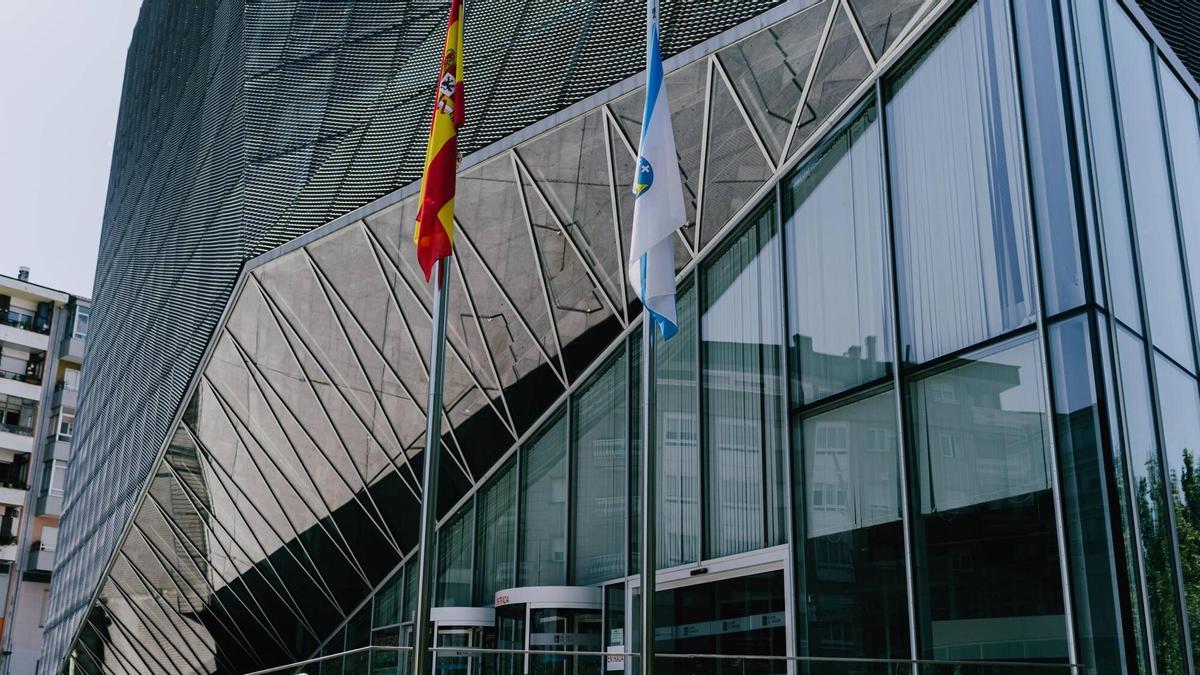 Edificio judicial de Ourense, sede del Tribunal de Instancia y la Fiscalía.