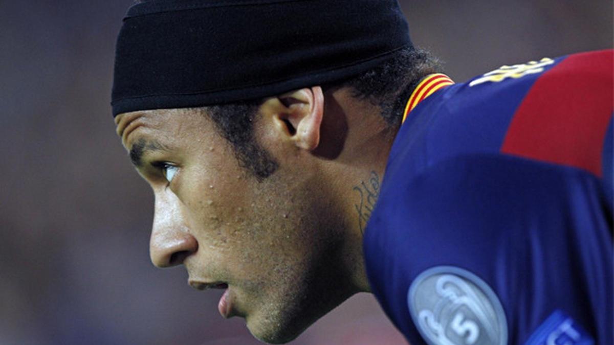 Neymar llega lanzado al Bernabéu