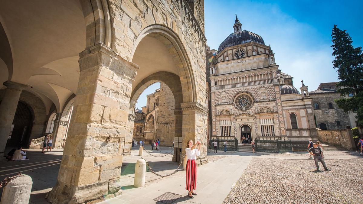 La Città Alta de Bérgamo, paseo por uno de los centros históricos más bellos de Italia