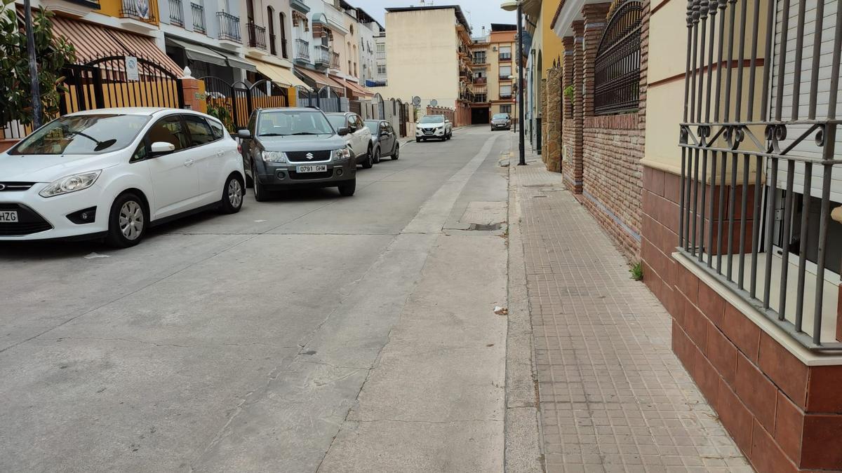 La obra de la calle Río Guadiana de Lucena empezará en noviembre.