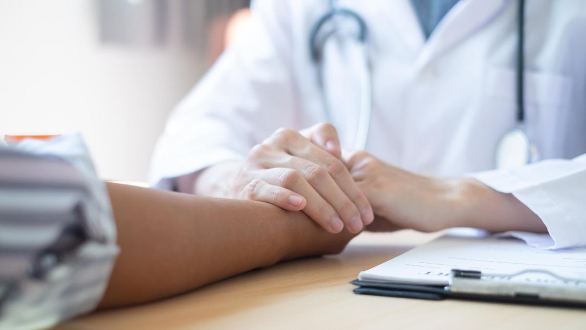 Un paciente en una consulta.