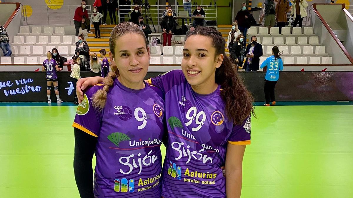 Marizza (madre) y Yeruti Faría (hija), compañeras en La Calzada.