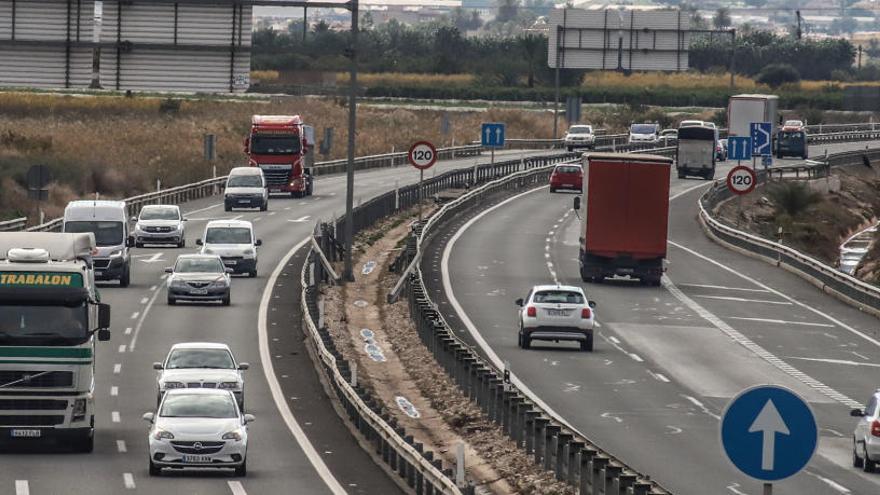 Tramo de la autovía A-7 que ha sido objeto de estudio.