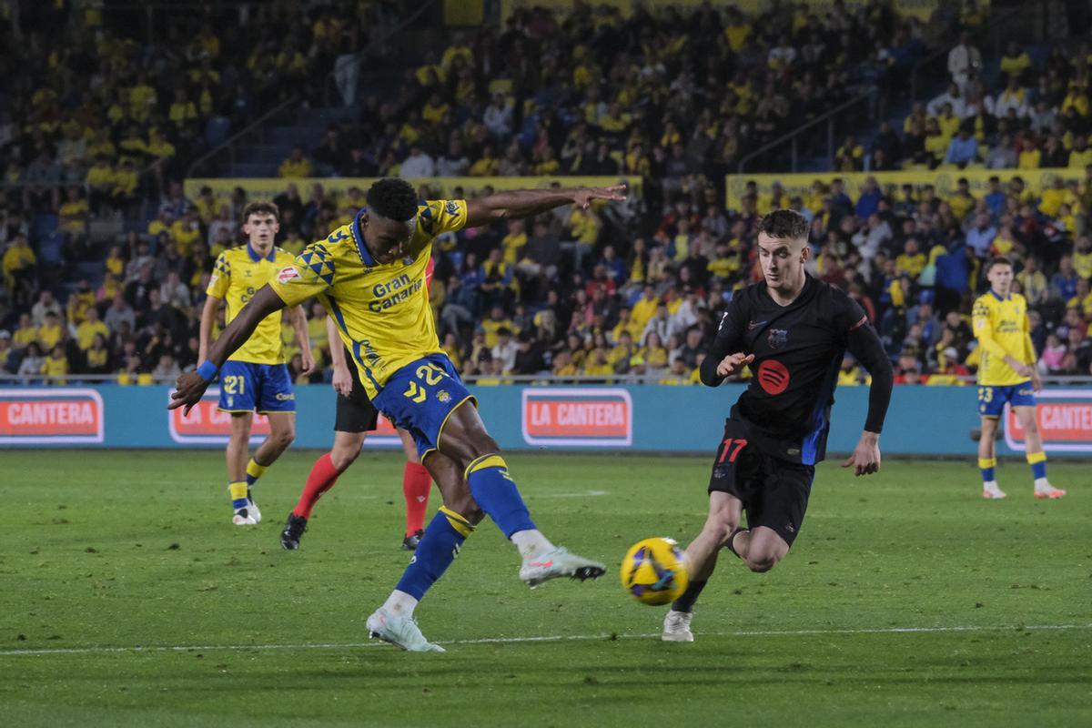 El partido UD Las Palmas-FC Barcelona, en imágenes (0-2)