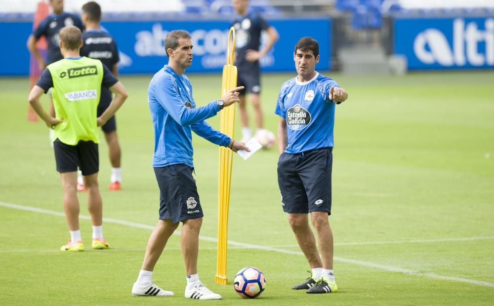 Trabajo táctico y de estrategia en Riazor