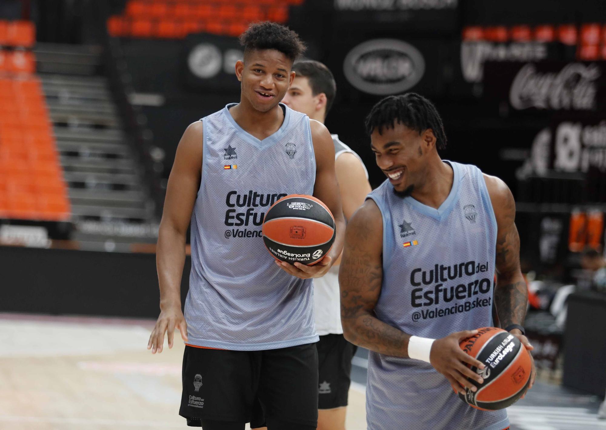 Así fue la sesión de entrenamiento para Valencia Basket