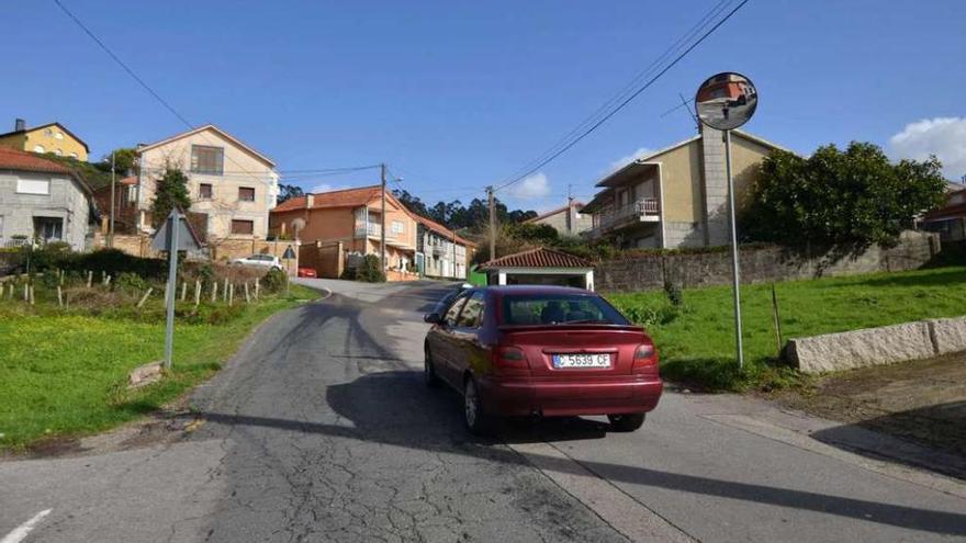 Un tramo de la carretera de Campelo. // Gustavo Santos