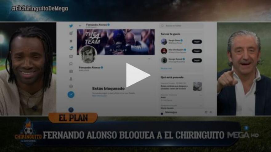 Fernando Alonso descoloca a Pedrerol y ‘El Chiringuito’