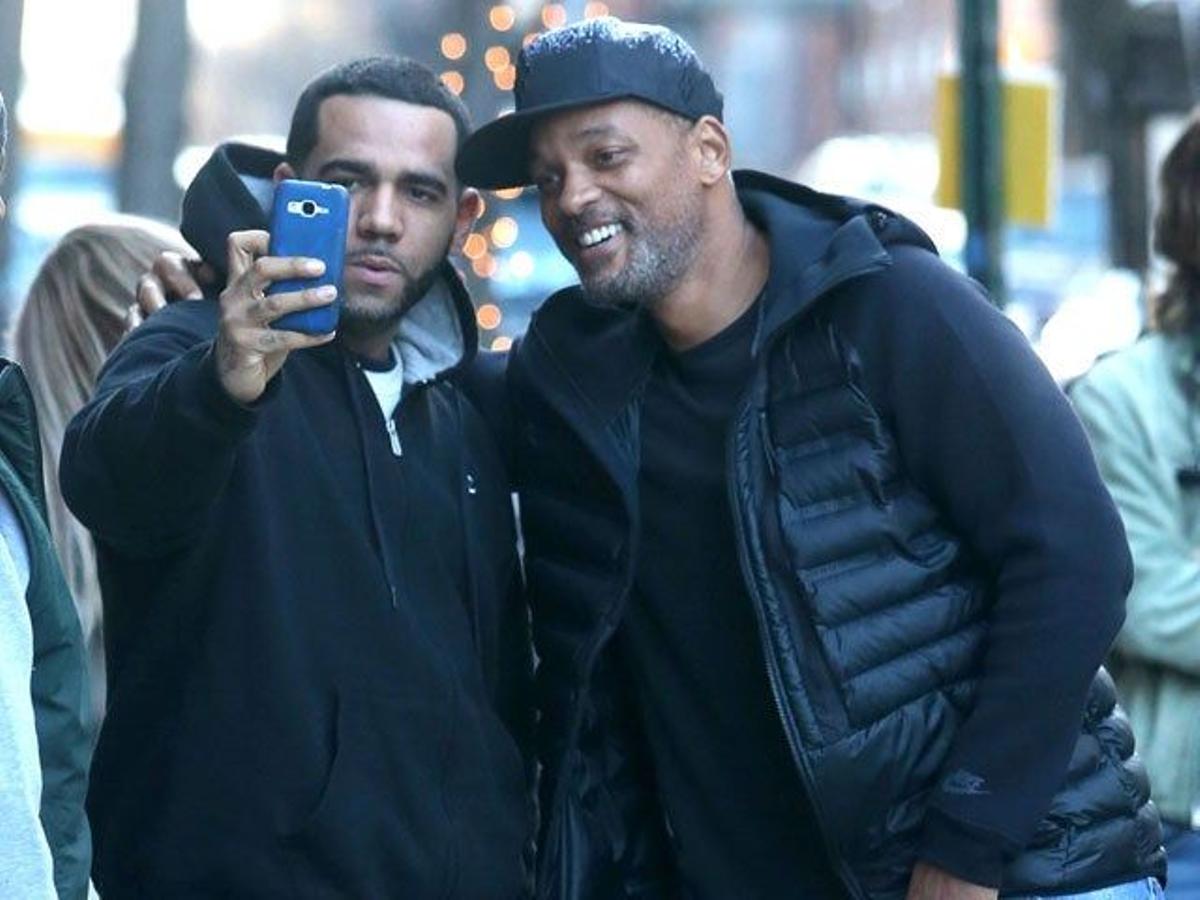 Will Smith no duda hacerse un selfie con un fan cuando le para por las calles de Nueva York