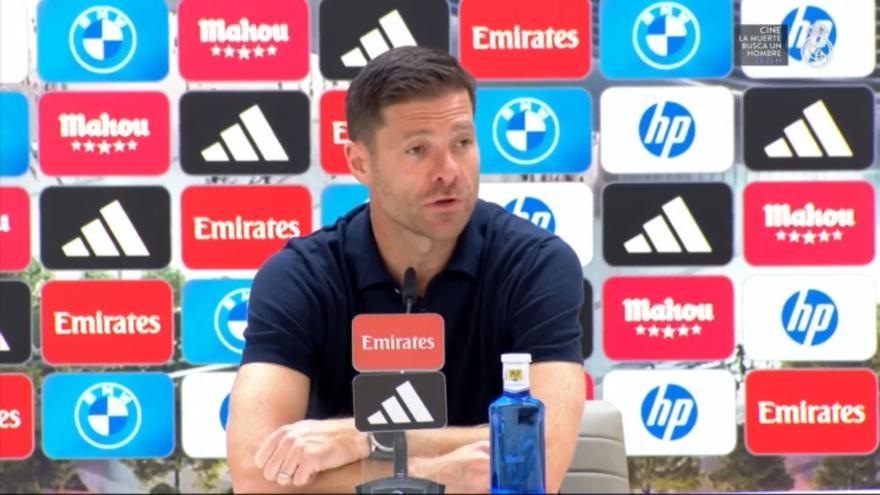 Xabi Alonso, sobre el cambio de Vinicius