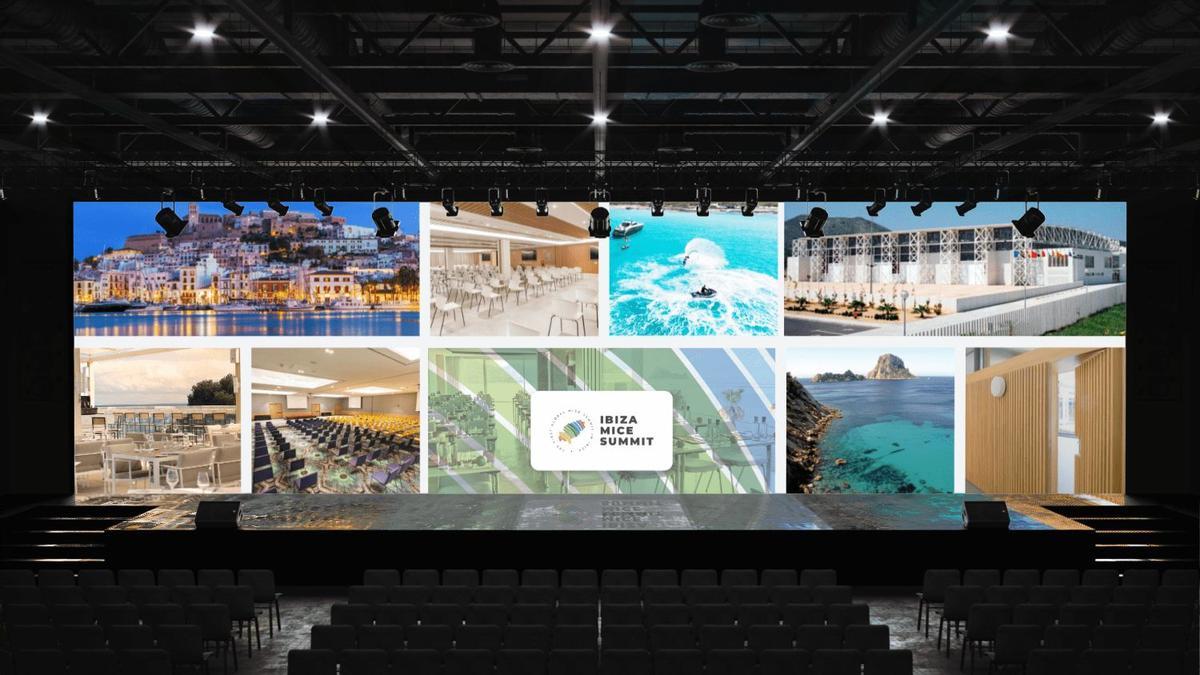El escenario del Palacio de Congresos de Ibiza acogerá este foro destinado al sector MICE. 