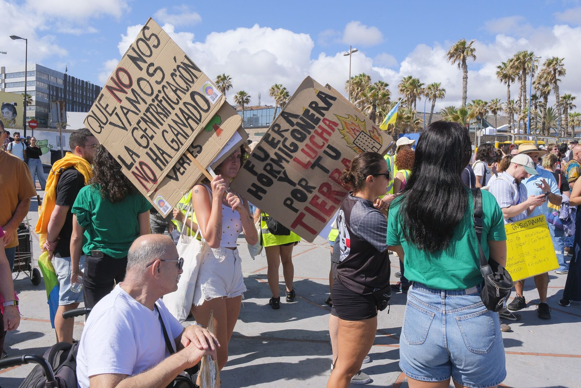 Manifestación Canarias tiene un límite 18M en Las Palmas de Gran Canaria
