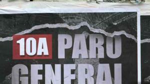 Seguiment dispar en la tercera vaga general contra Milei