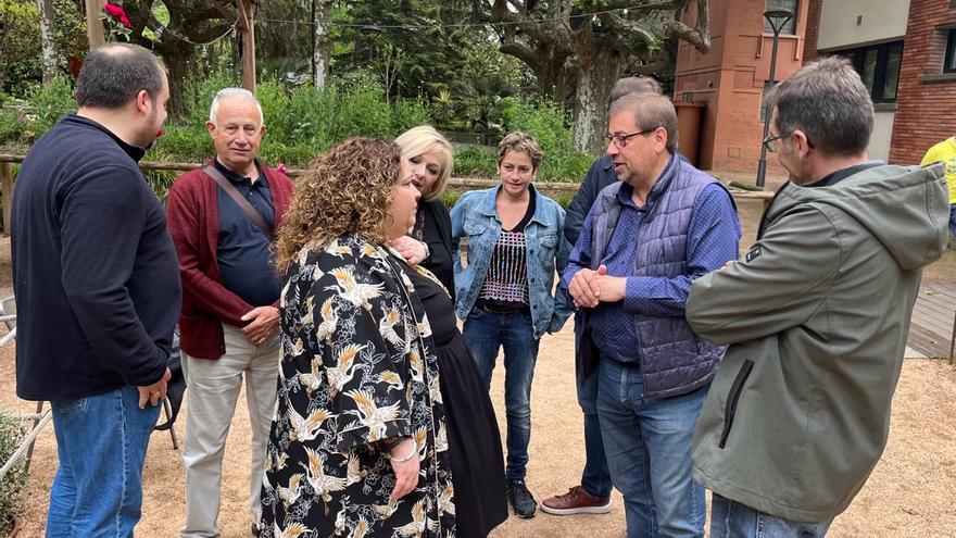 Míriam Pujola (Ciutadans) dona suport al candidat del PP a Girona, Jaume Veray