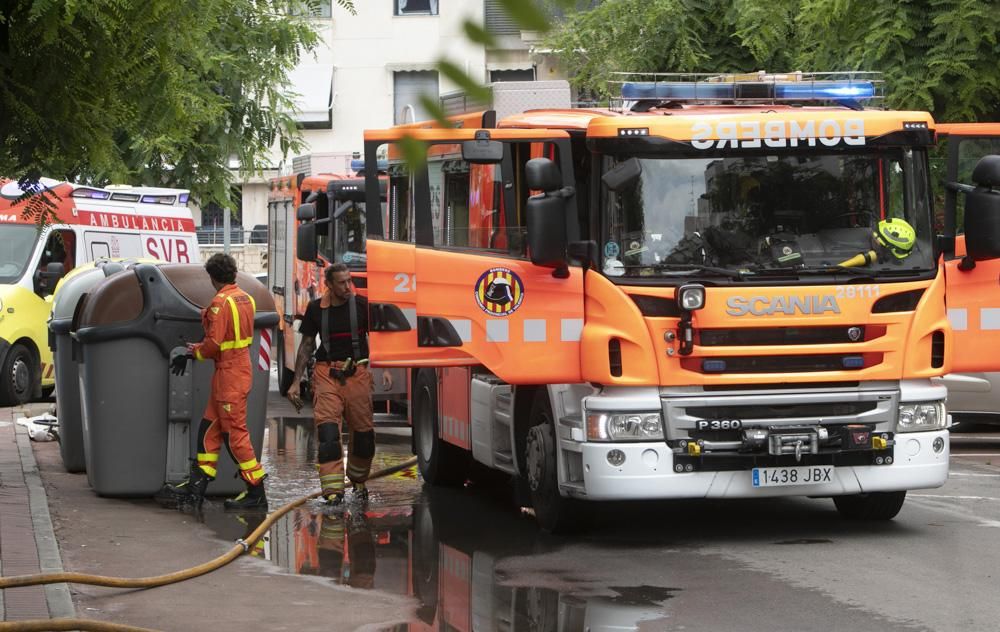Incendio en una vivienda de Canet d'En Berenguer