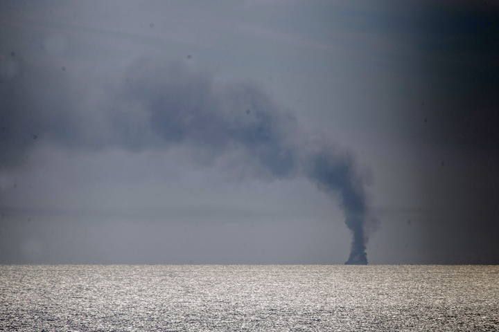 EVAC?AN POR UN INCENDIO UN FERRY QUE HAC?A LA RUTA PALMA-VALENCIA