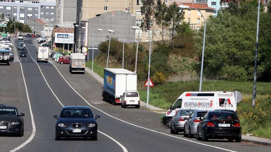 Vista de la avenida de Pontevedra. // Bernabé/Cris M.V.