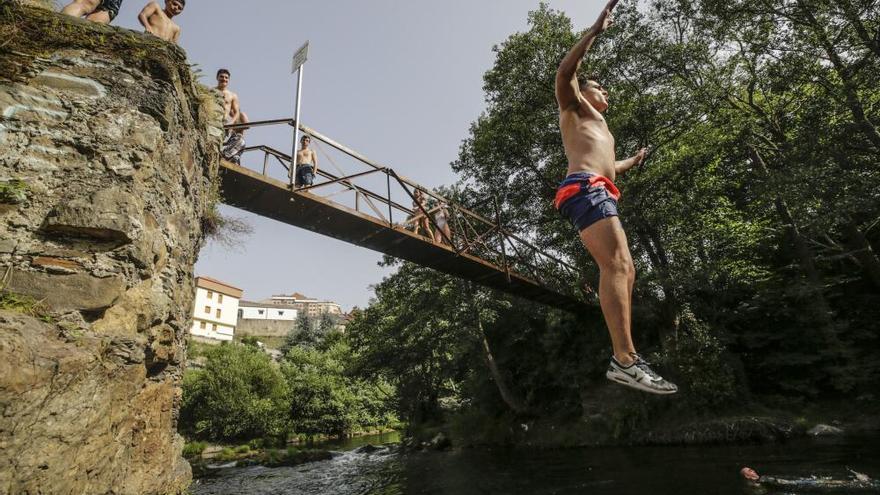 El calor sofoca a los asturianos