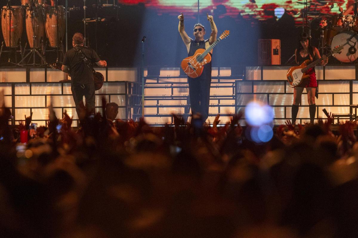 El concierto de Alejandro Sanz en Palma, en imágenes