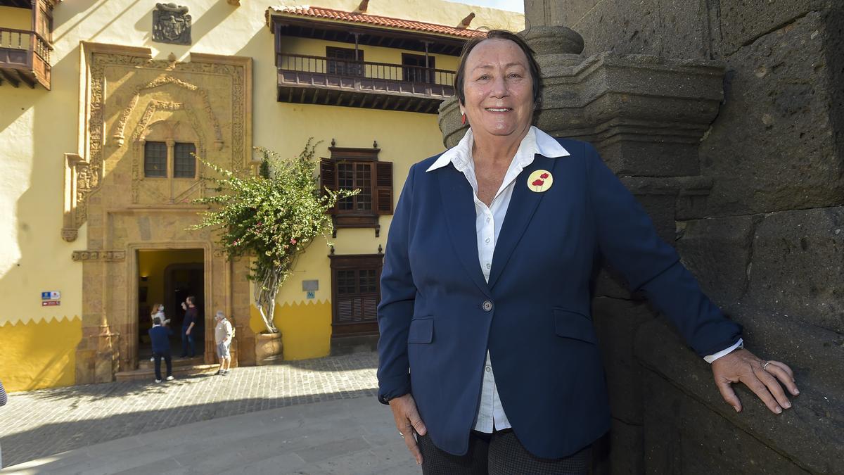 Dania Dévora, premiada con el Can de las Artes por el Cabildo Insular.