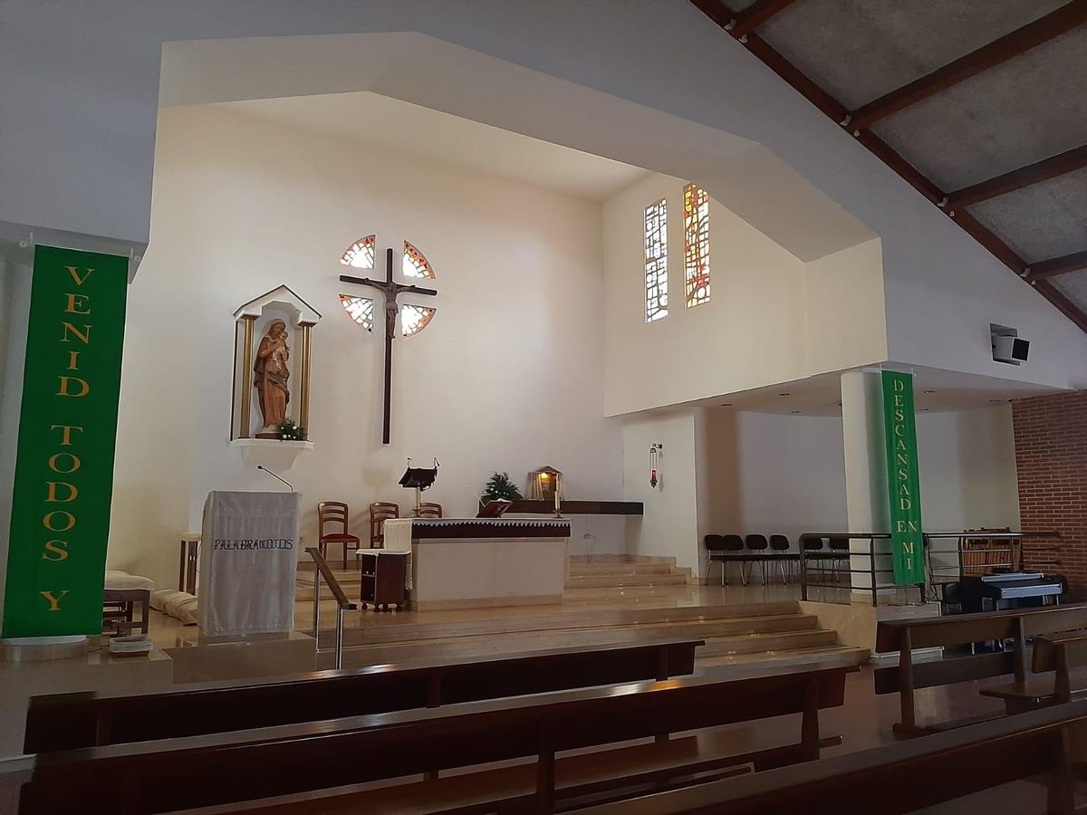 Interior del templo.