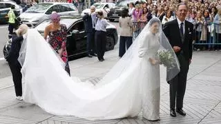 La historia familiar del vestido de novia de Teresa Urquijo en su boda con José Luis Martínez-Almeida