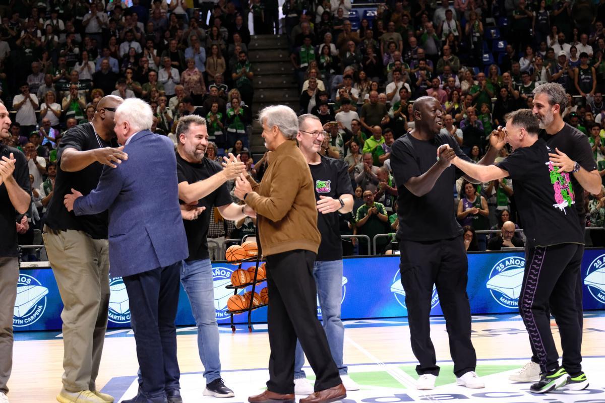 Bozidar Maljkovic, en el homenaje a los campeones de la Korac de 2001