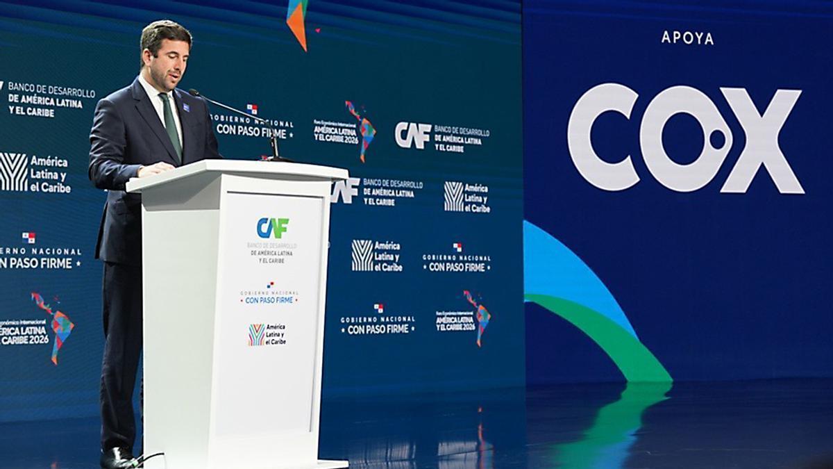 Enrique Riquelme en el Foro Económico Internacional de América Latina y el Caribe