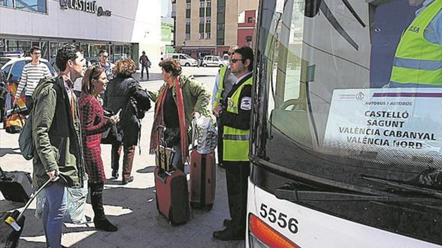 Solo habrá 5 trenes Castellón-València a partir del lunes por la obra del Corredor