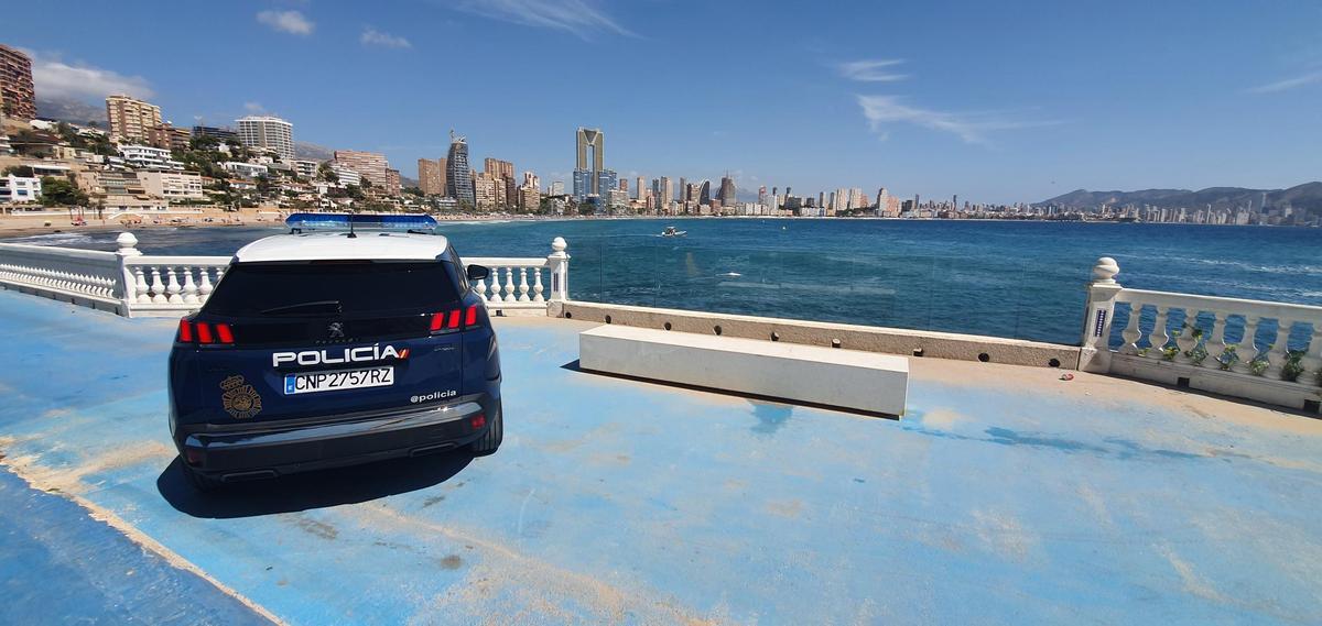 Imagen de archivo de un vehículo policial en Benidorm.