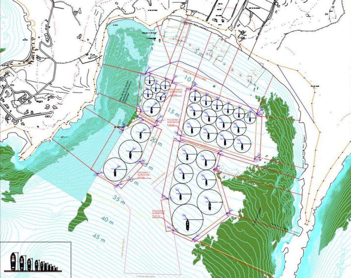 Una sociedad tramita la concesión para un campo de 30 boyas ecológicas en es Jondal