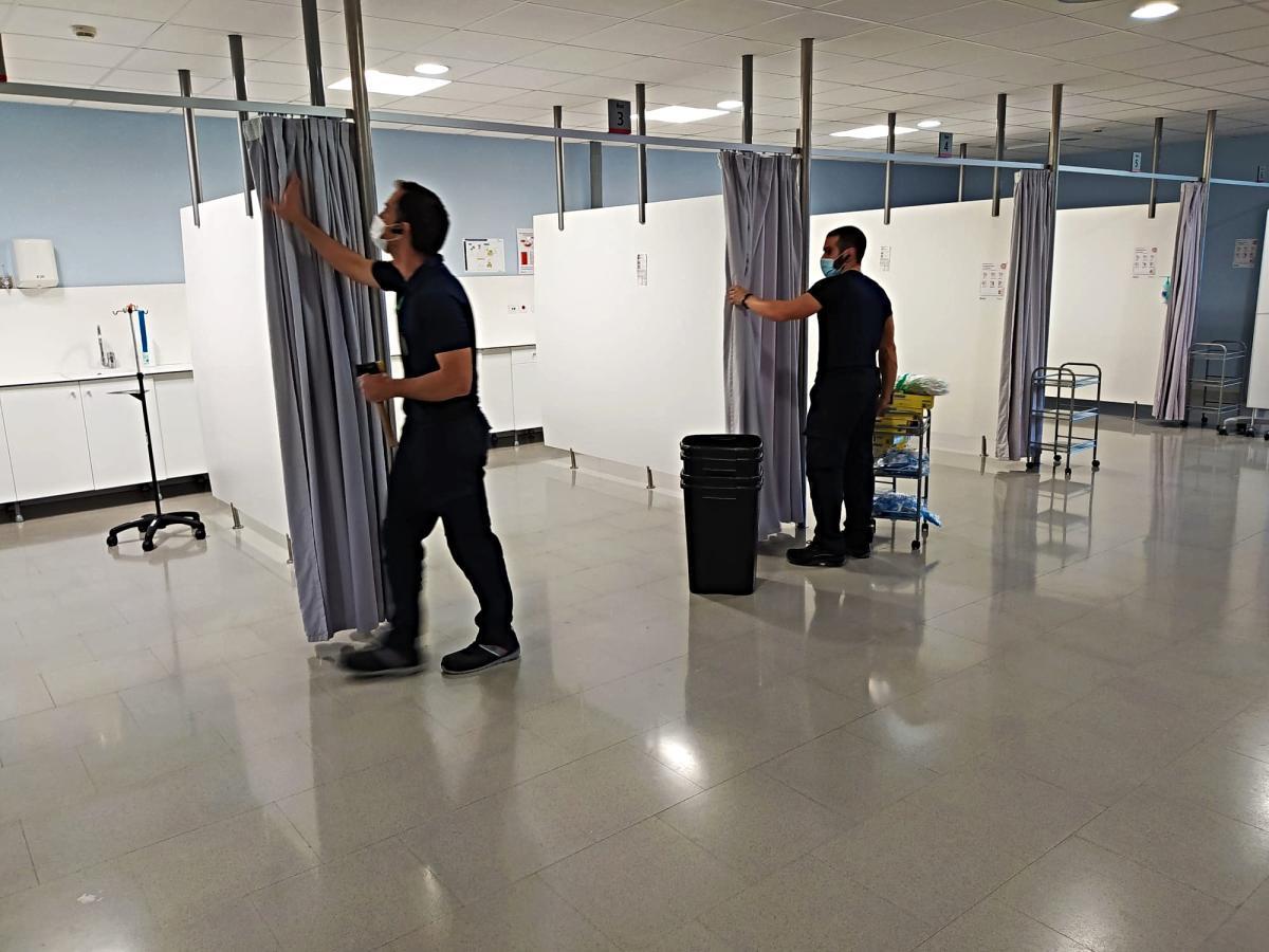 L'Hospital de Figueres habilita un nou espai de preingrés amb deu llits