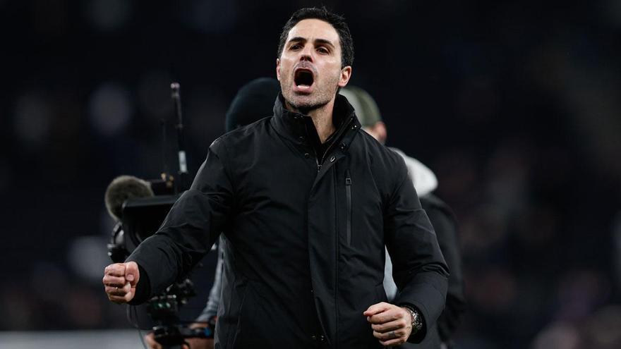 Arteta: "¡Solo había que ver la cara de Eze en el vestuario!"