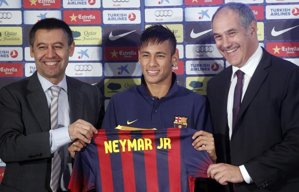 Los cuatro años de Neymar en el FC Barcelona