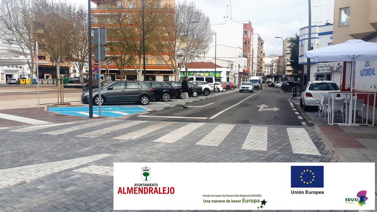 La Plaza de Extremadura de Almendralejo ha recuperado este espacio para el disfrute ciudadano.