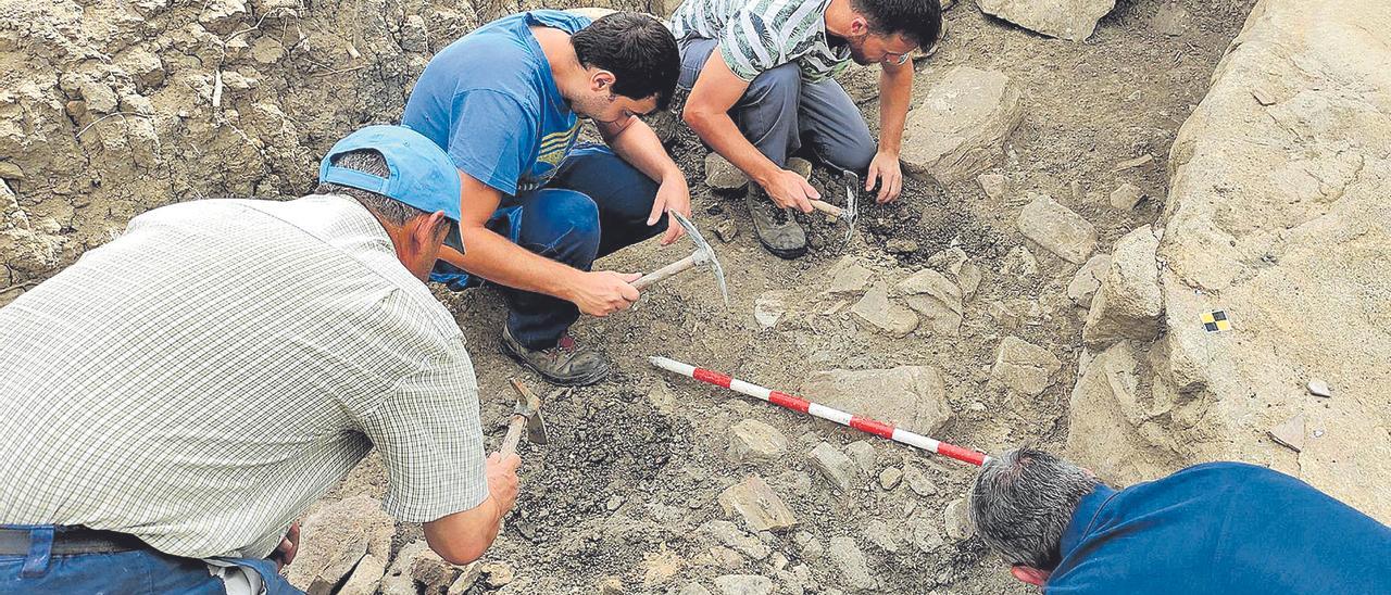 Las piezas se recuperaron durante unos trabajos de urgencia en la zona de la necrópolis oriental.