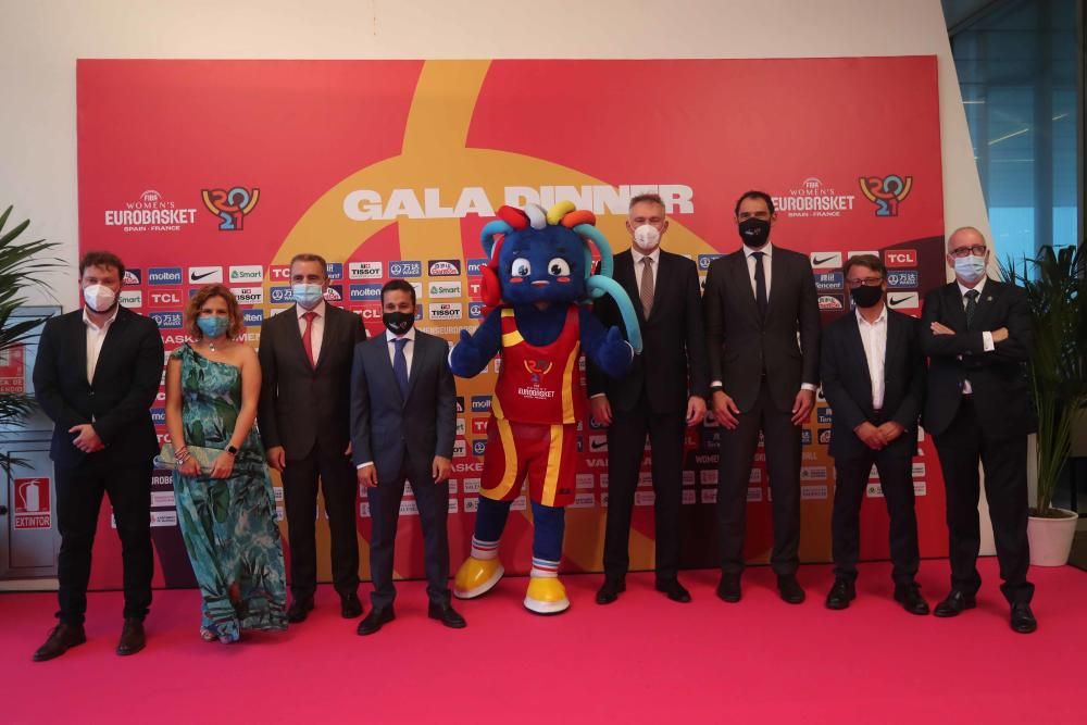 Cena de Gala con motivo del Eurobasket