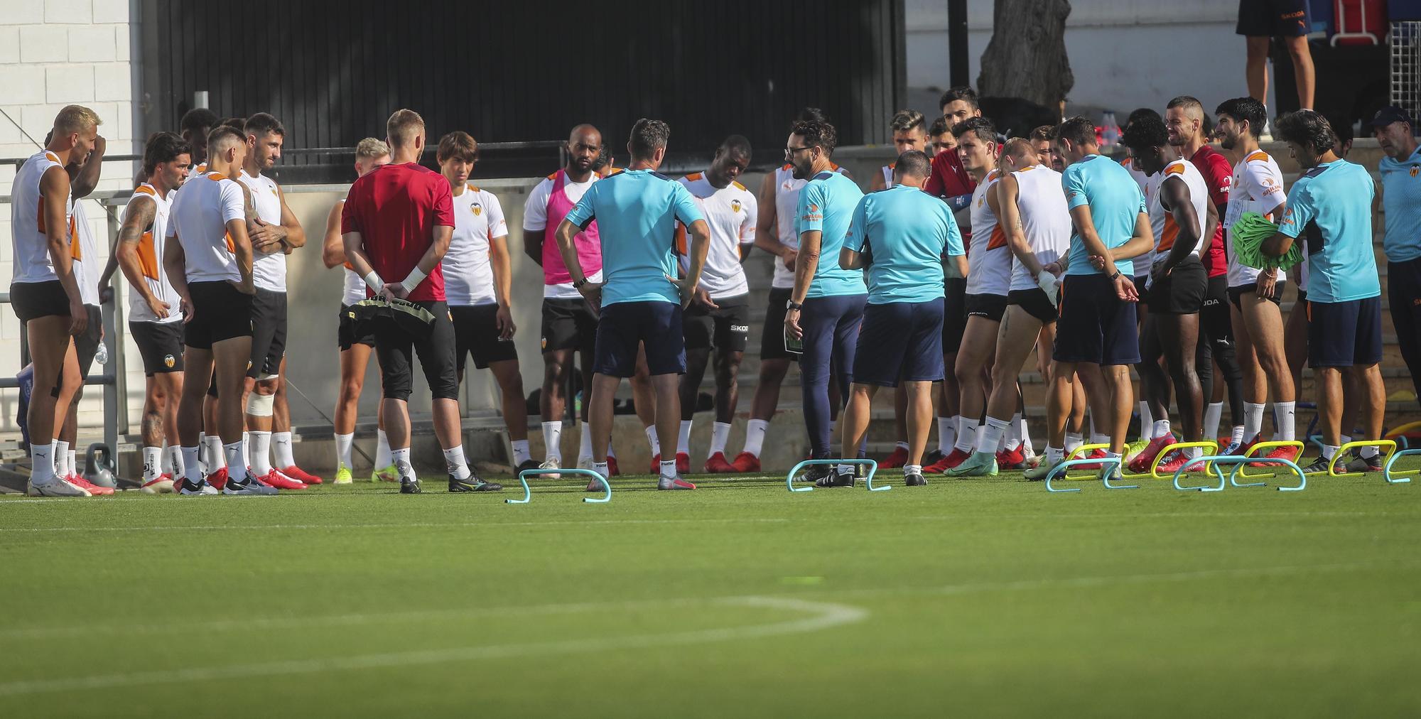 Así ha sido el entrenamiento de hoy del Valencia CF