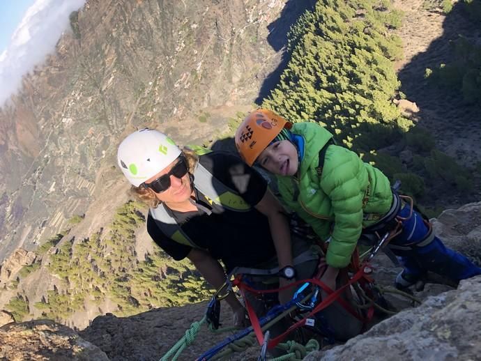 Escala el Roque Nublo con seis años