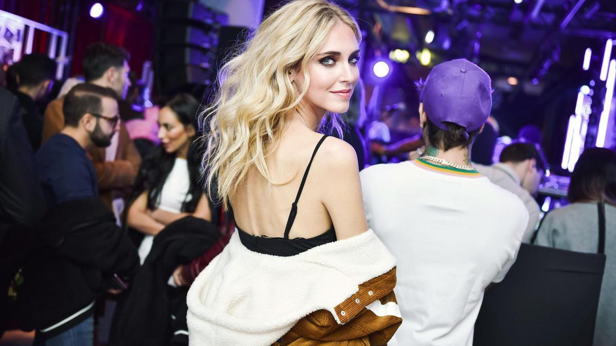 Chiara Ferragni en la fiesta de Bershka en NY