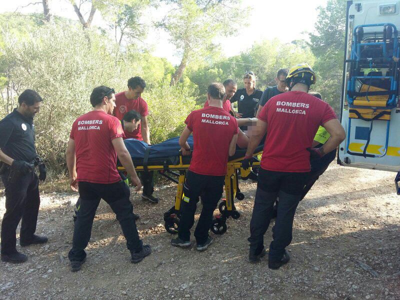 Rescate de excursionistas en Calvià