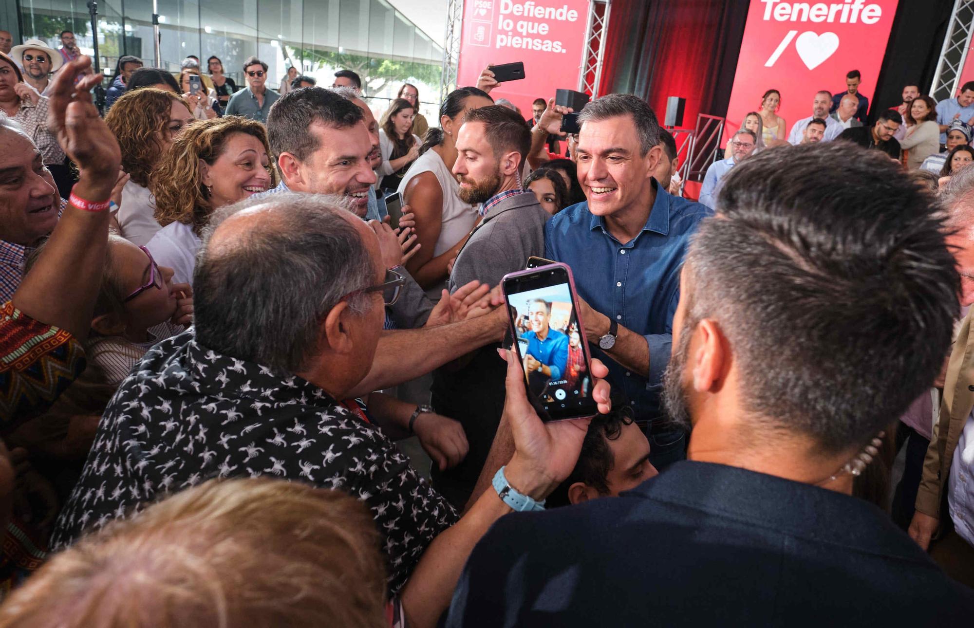 Mitin de Pedro Sánchez en Tenerife