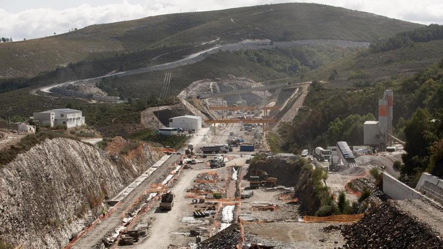 Obras del AVE en Castrelo do Val. // B. Lorenzo