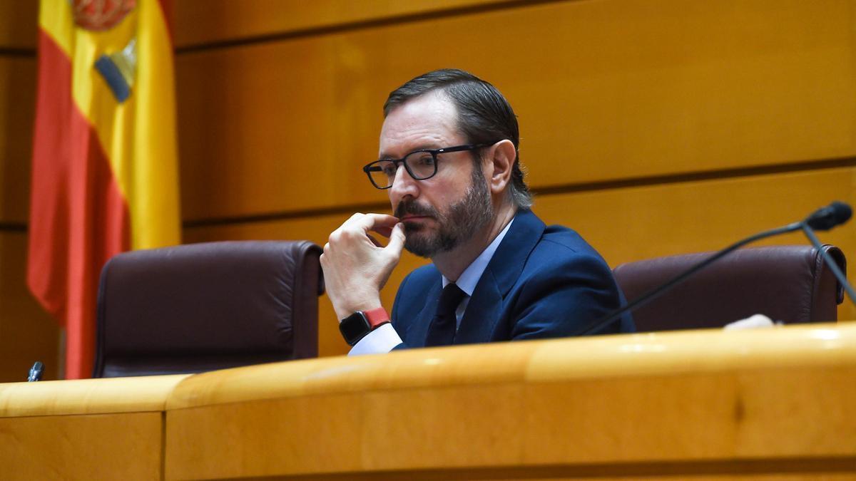 El vicepresidente primero del Senado y dirigente del PP, Javier Maroto.