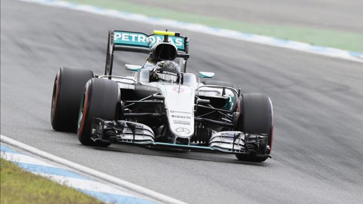 Nico Rosberg, el más rápido en Alemania