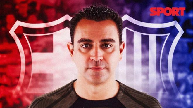 Xavi, en el Barça