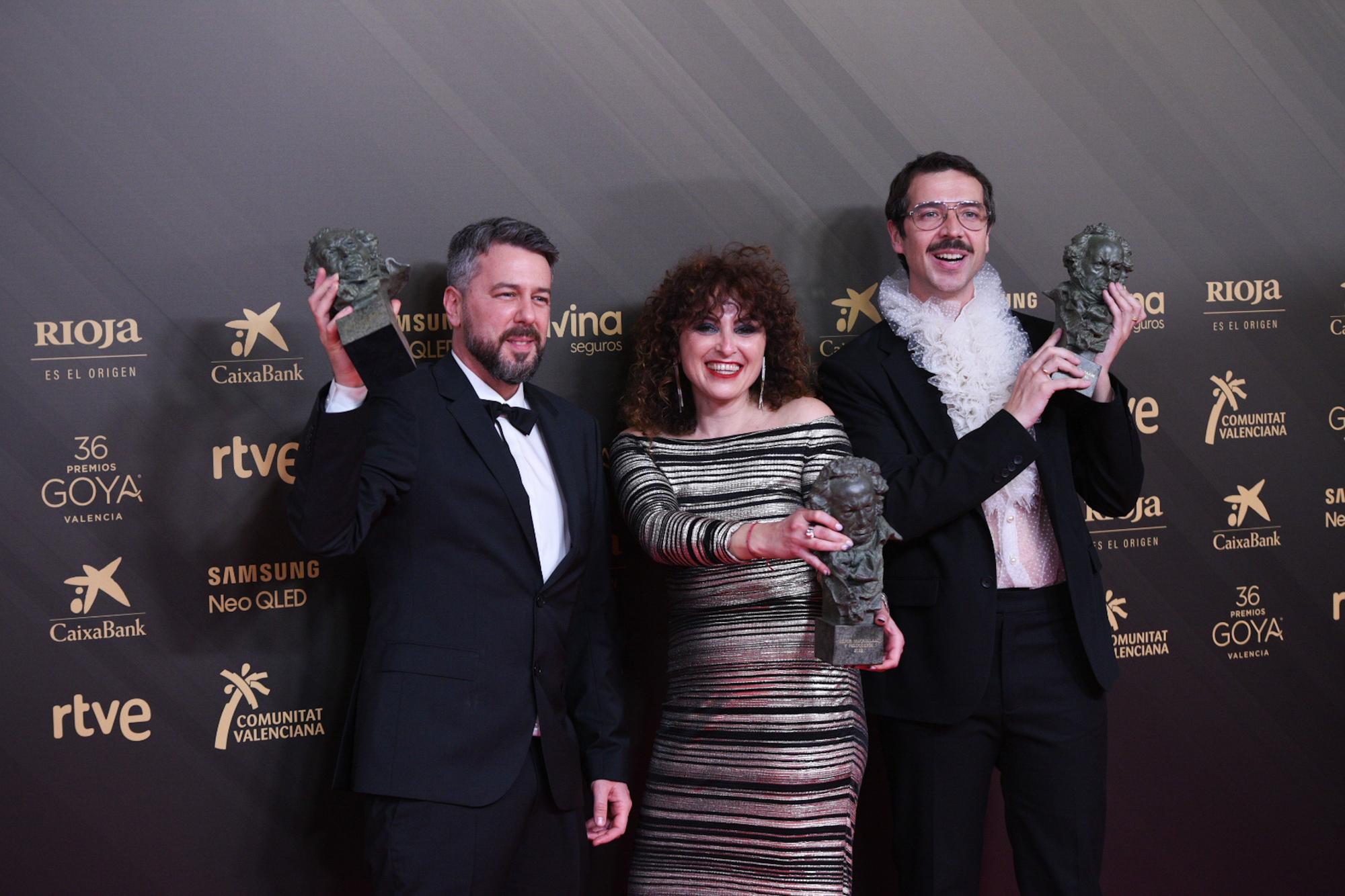 Todos los valencianos premiados en los Goya de 2022