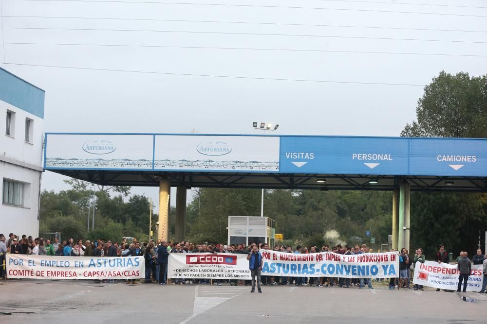 Movilización en la fábrica de CAPSA