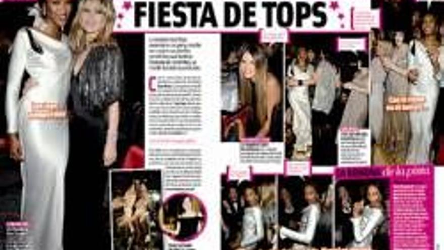 ´Cuore´ caza a Moss y Campbell de fiesta loca