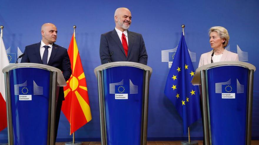 La UE obre negociacions d’adhesió amb Macedònia del Nord i Albània